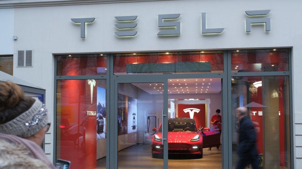 Tesla showroom