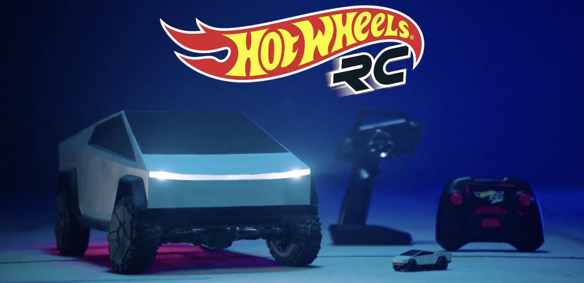 Hot Wheels Tesla Cybertruck s dálkovým ovládáním