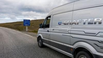 Road trip napříč Skandinávií s VW e-Crafter předělaným na obytný vůz