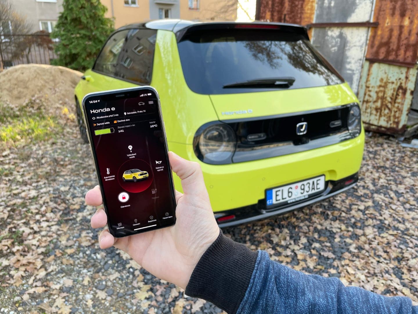 Honda e, aplikace My Honda+