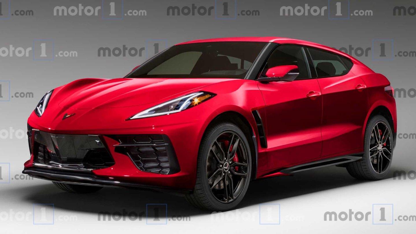 Render možného designu SUV od Corvette