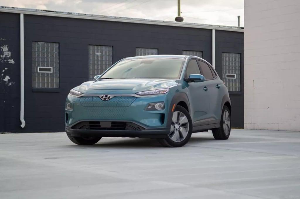 Hyundai Kona Electric z roku 2019, vyráběný v Jižní Koreji