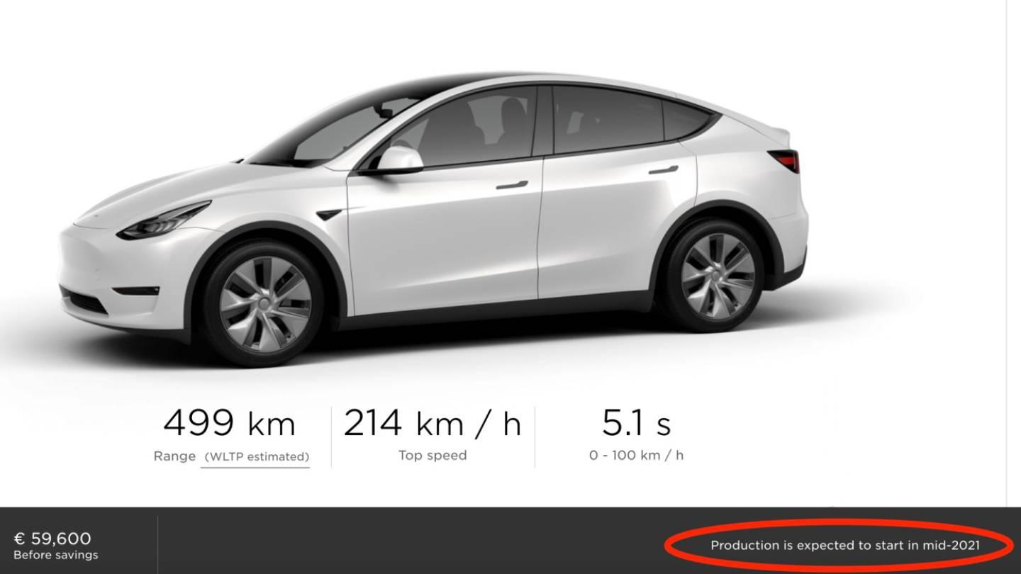 Tesla Model Y by mohl začít sjíždět z linky v polovině 2021