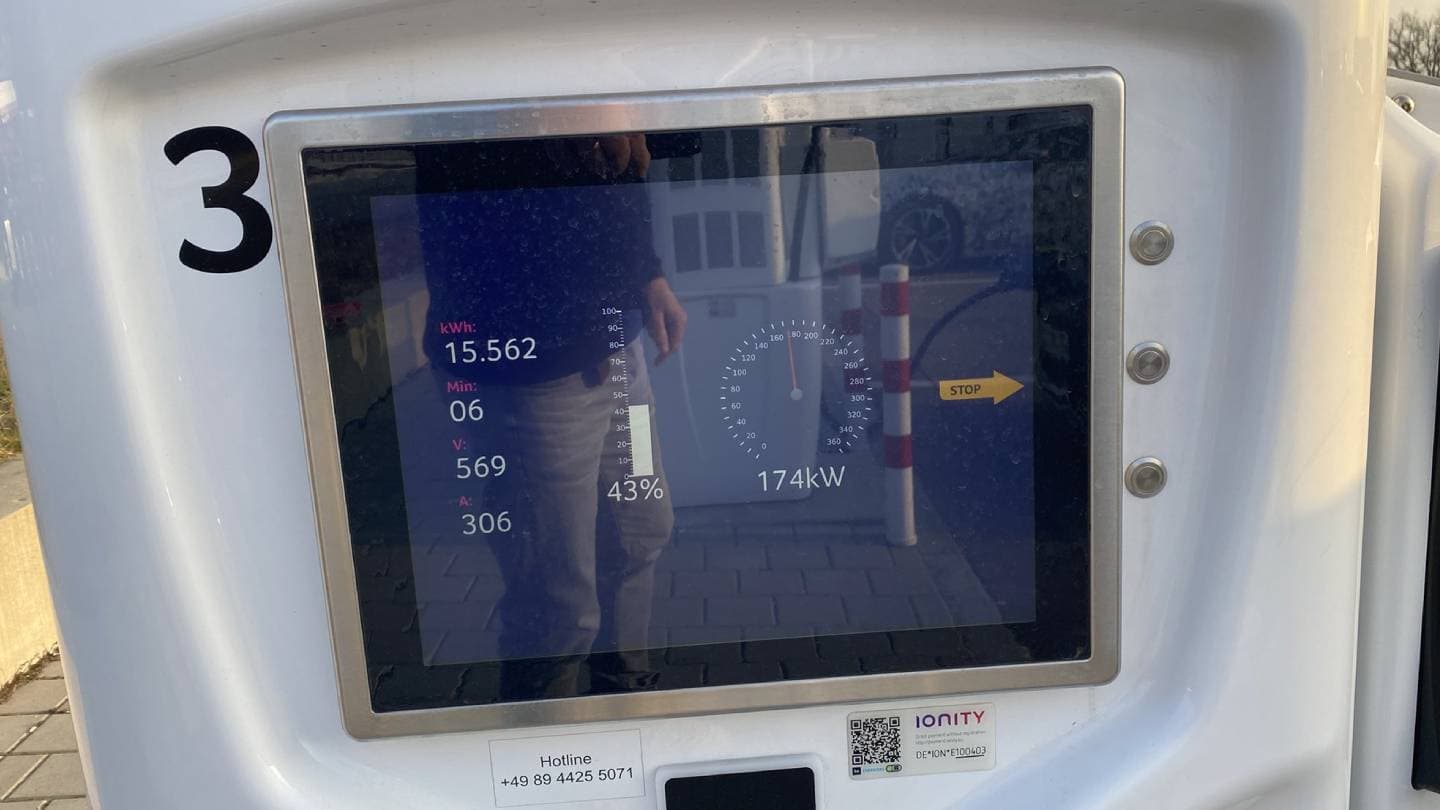 Nabíjecí rychlost elektromobilu Kia CV