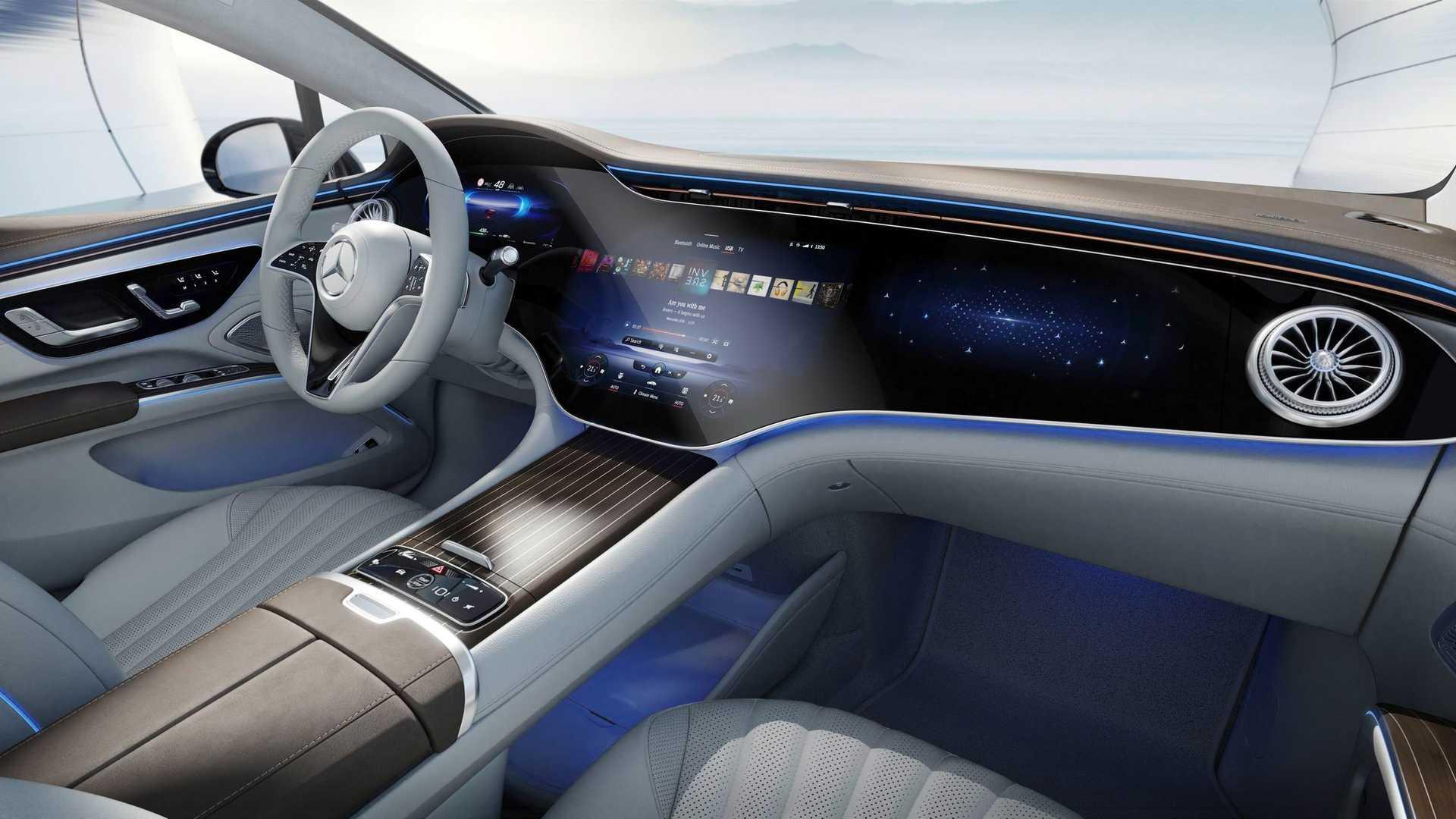 To nejlepší z Mercedesu? Automobilka ukázala interiér elektrického modelu EQS