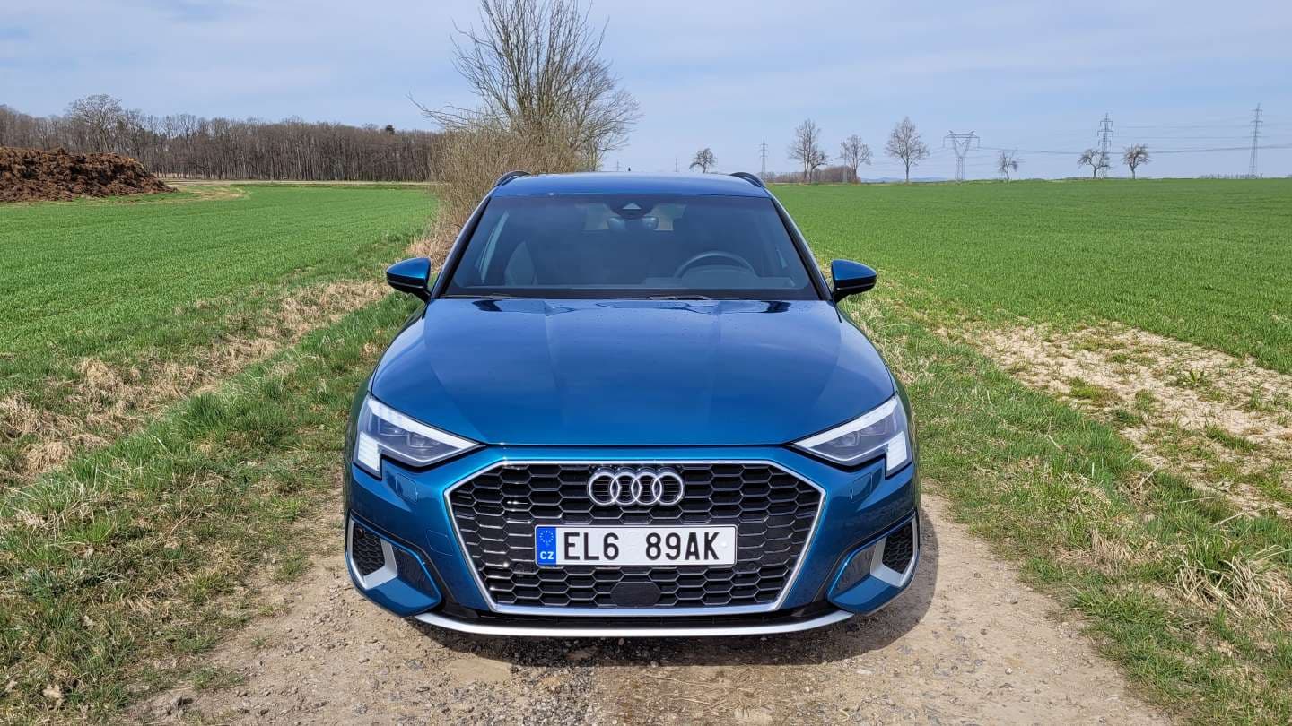 Test Audi A3 40 TFSIe, čelní pohled