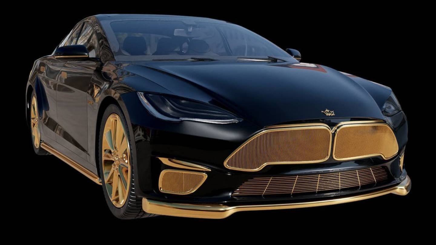 Opulentní výrobce upravil Teslu Model S