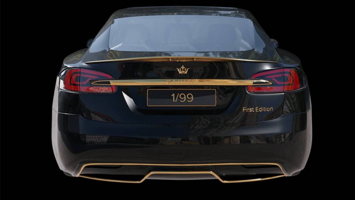 Caviar Model S, zezadu