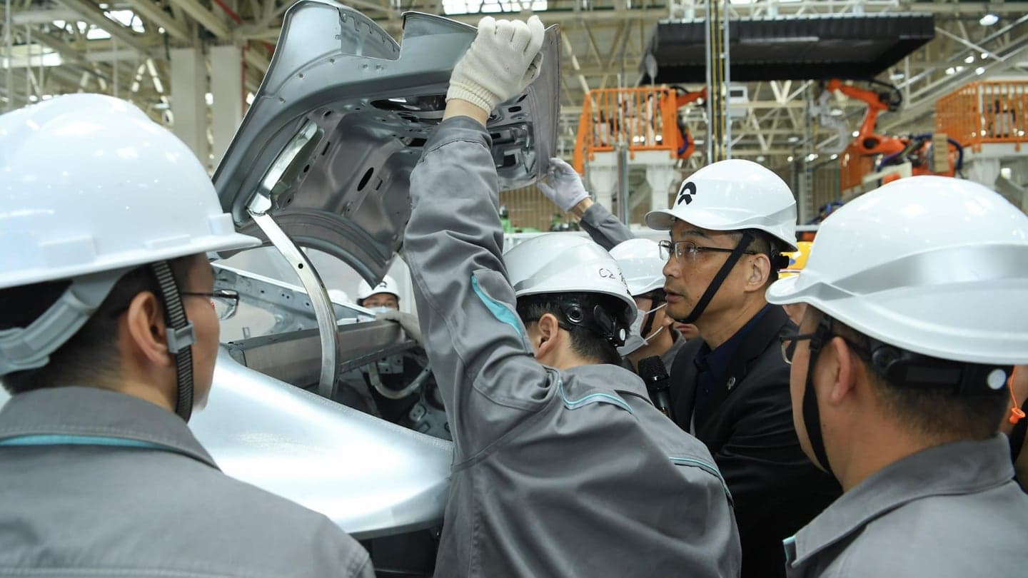 Nio ET7, výroba elektromobilu