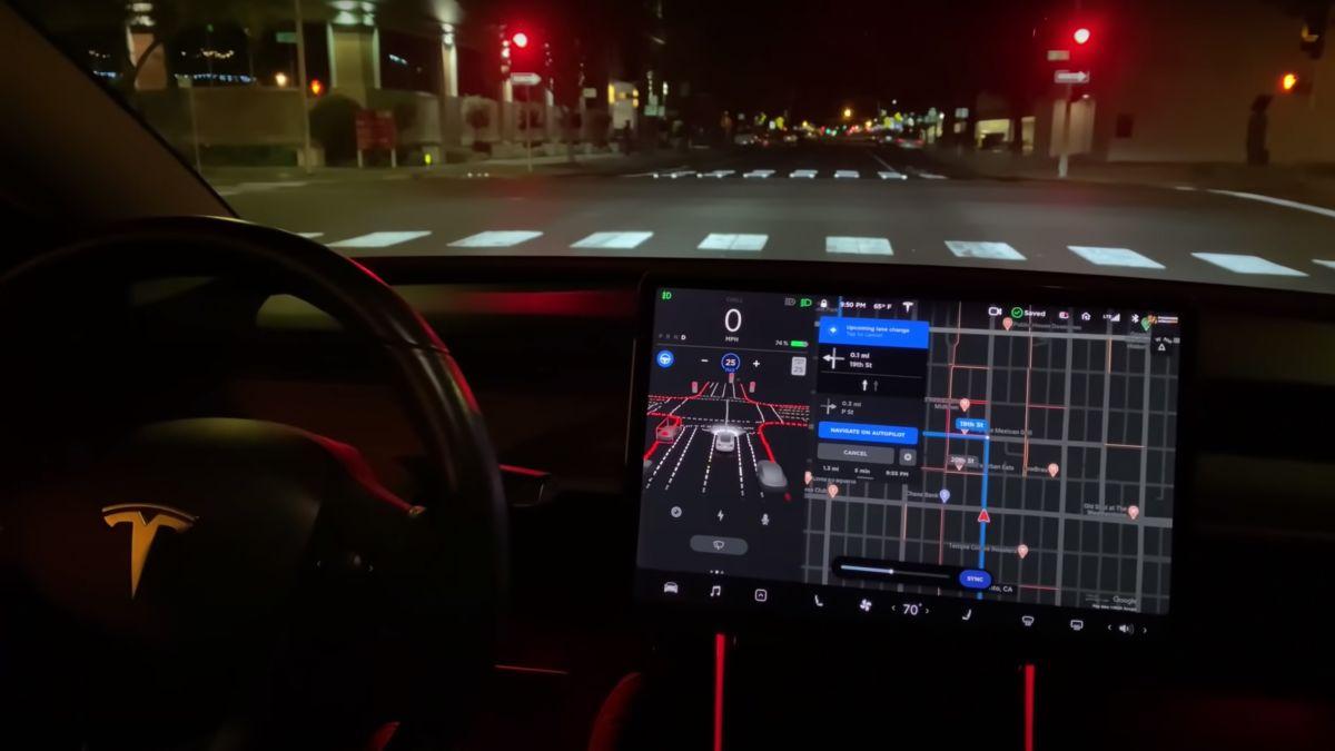 Tesla Model 3, Full Self Driving Beta