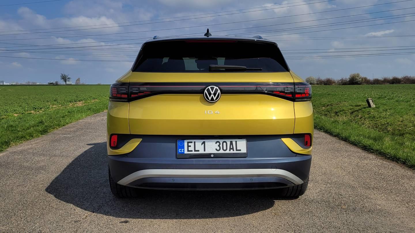 Test Volkswagen ID.4 - zadní strana