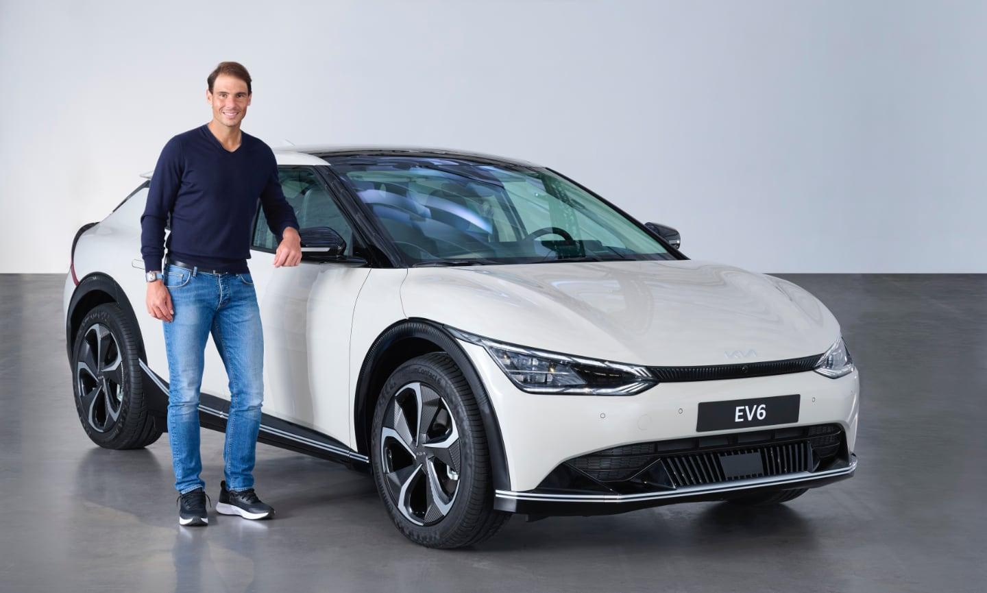 Kia EV6 a ambasador značky Rafael Nadal