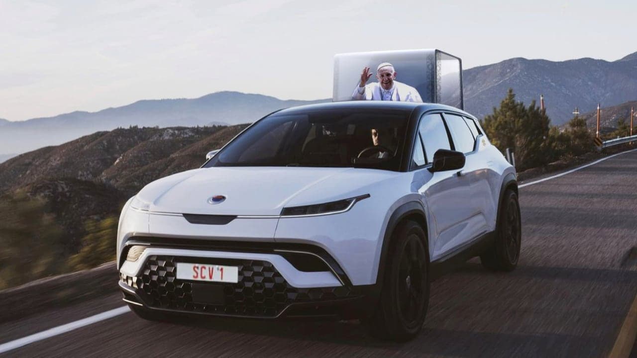 Papamobil, elektromobil Fisker Ocean