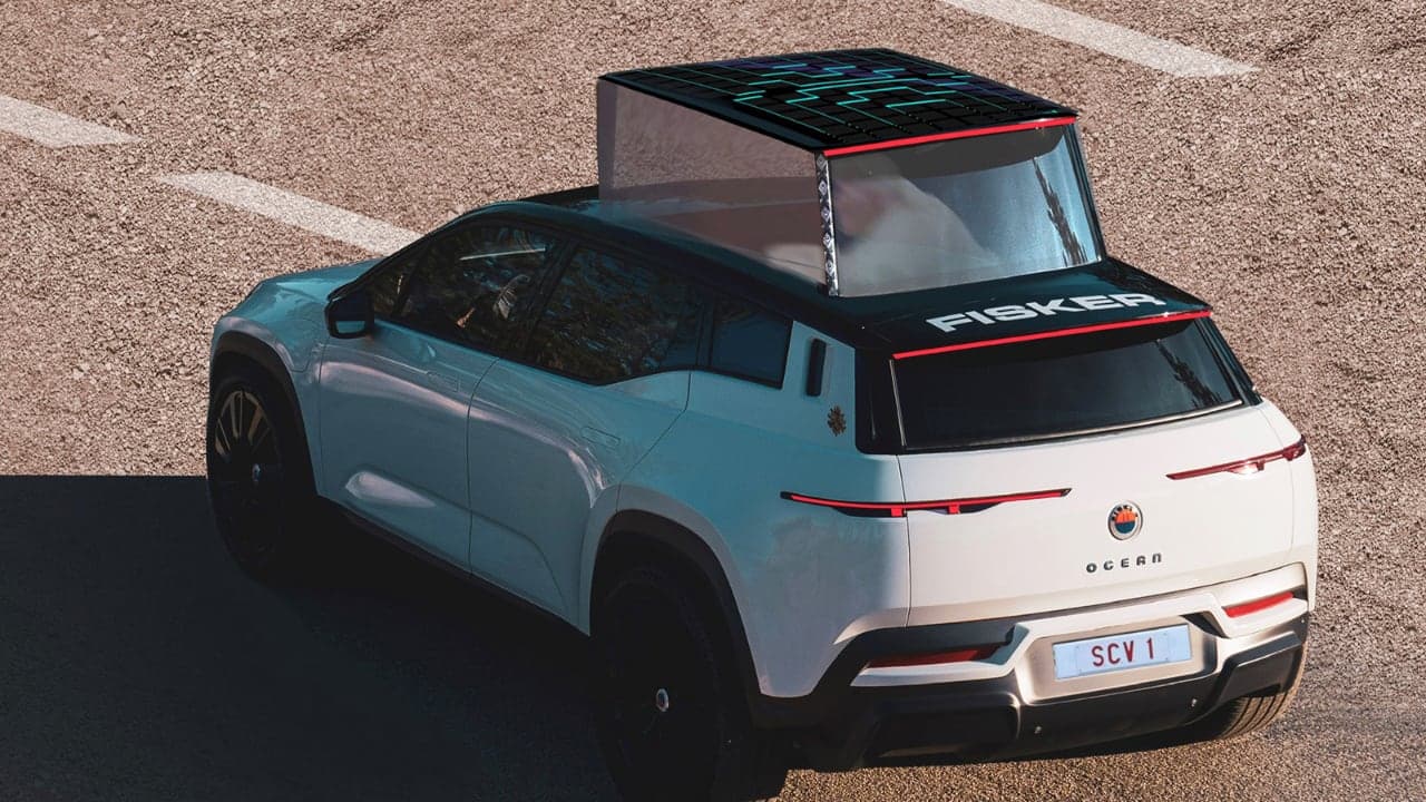 Papamobil, elektromobil Fisker Ocean