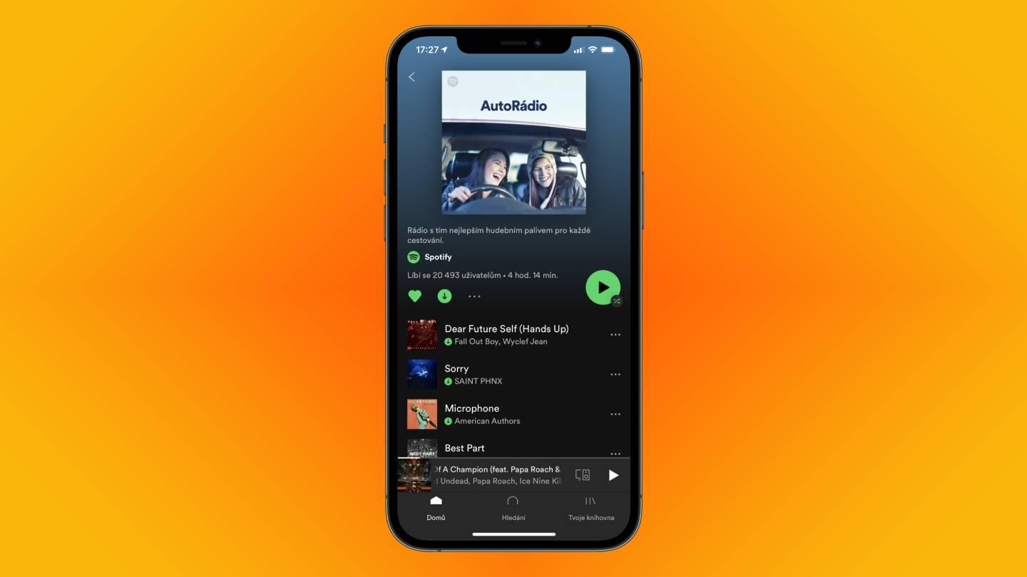 Aplikace Spotify