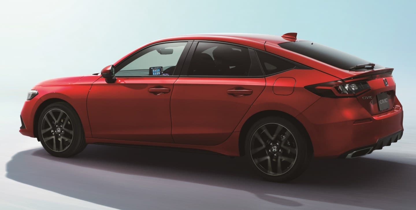 Honda Civic e:HEV, zadní část