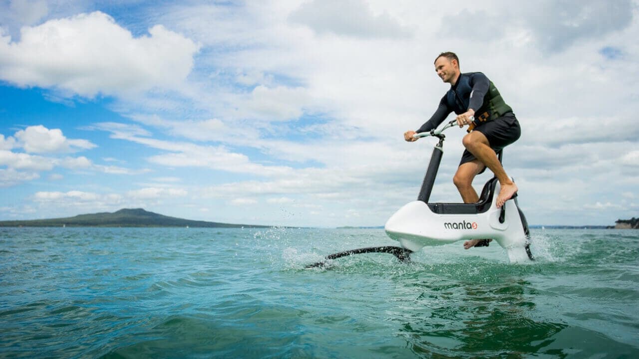 Manta 5, elektrokolo na vodu