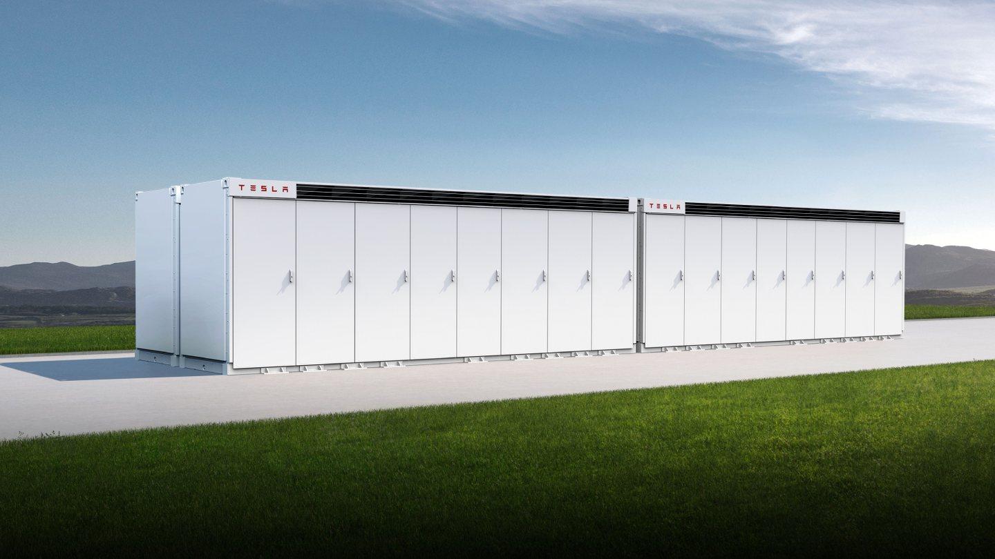 Tesla Megapack bude sloužit jako náhrada za plynovou elektrárnu