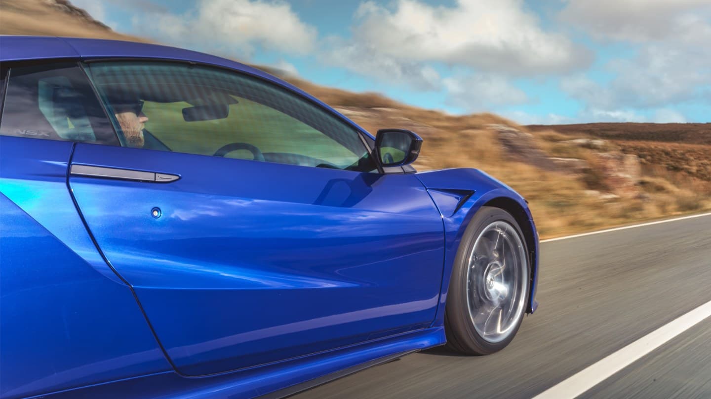 Honda NSX v akčním záběru