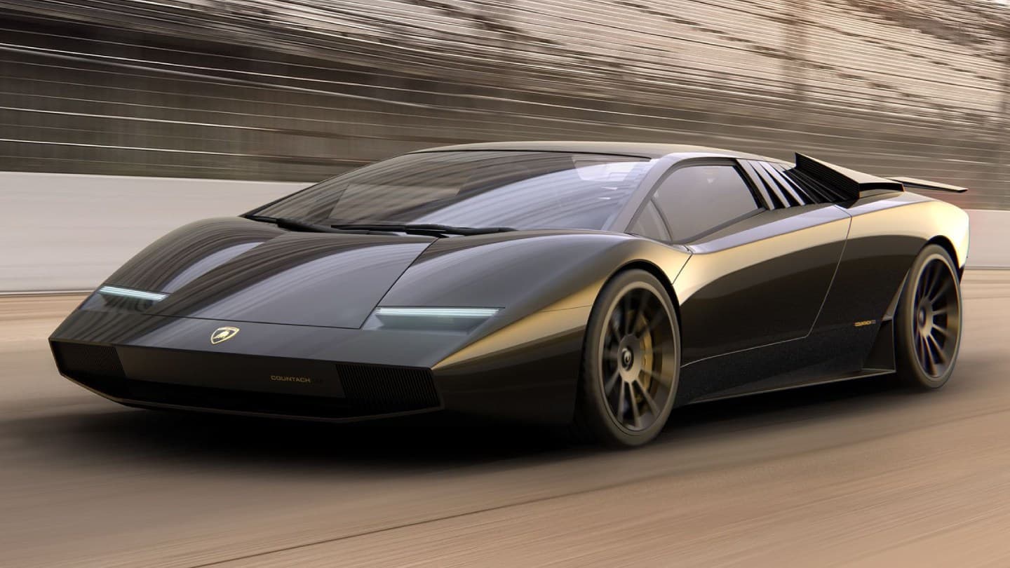 Designový koncept Lamborghini Countache 50 Omaggio