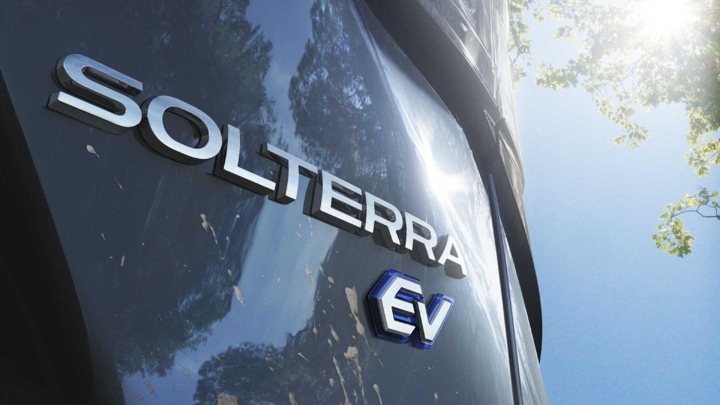 Logo elektromobilu Solterra EV