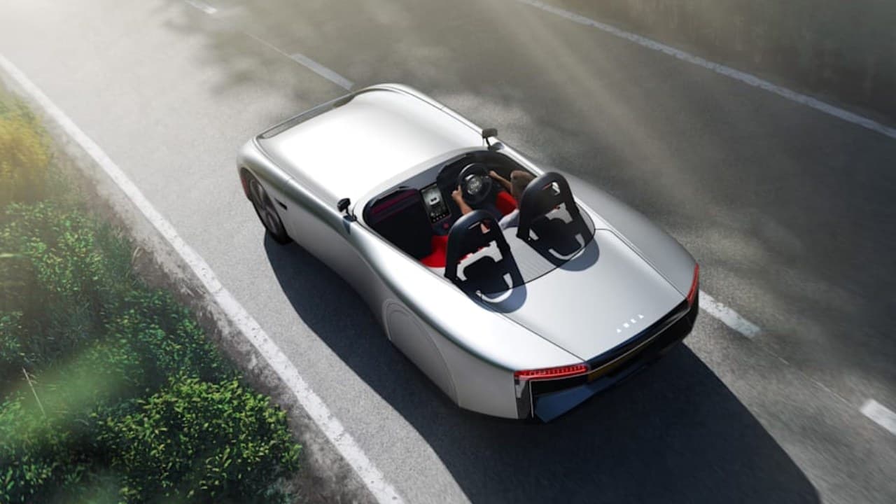 Elektrická Aura, horní pohled