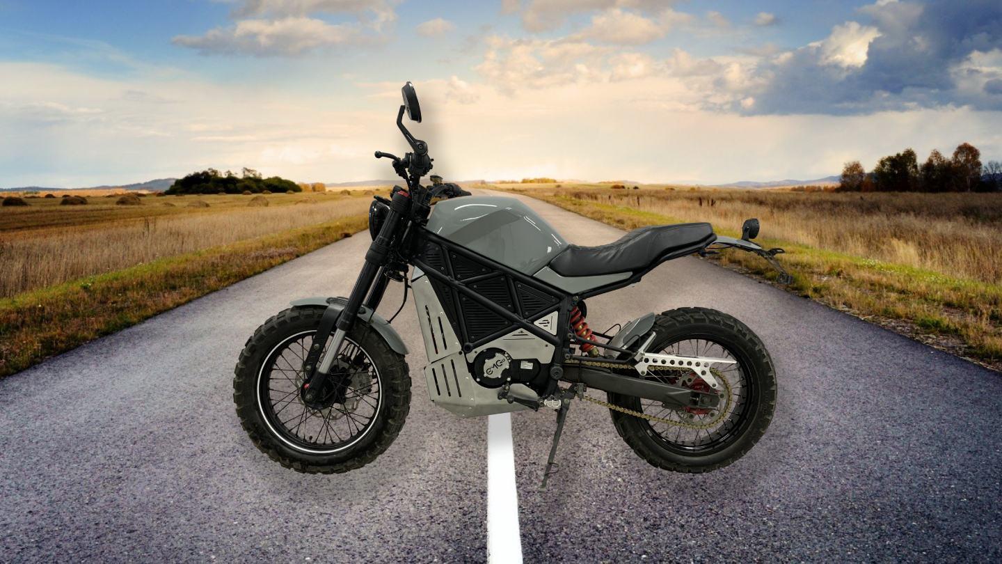 Elektrická motorka ScrAmper s manuální převodovkou