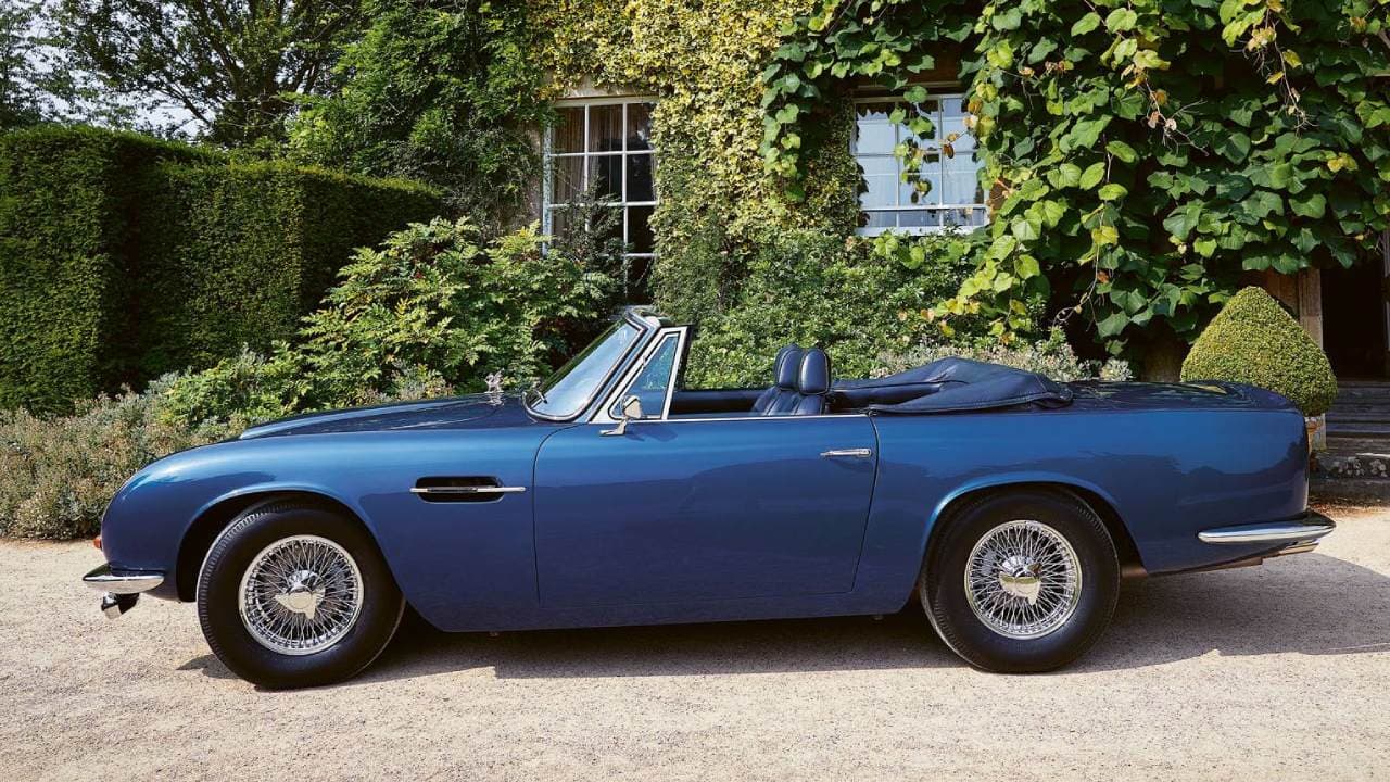 Aston Martin DB6 Volante, boční pohled