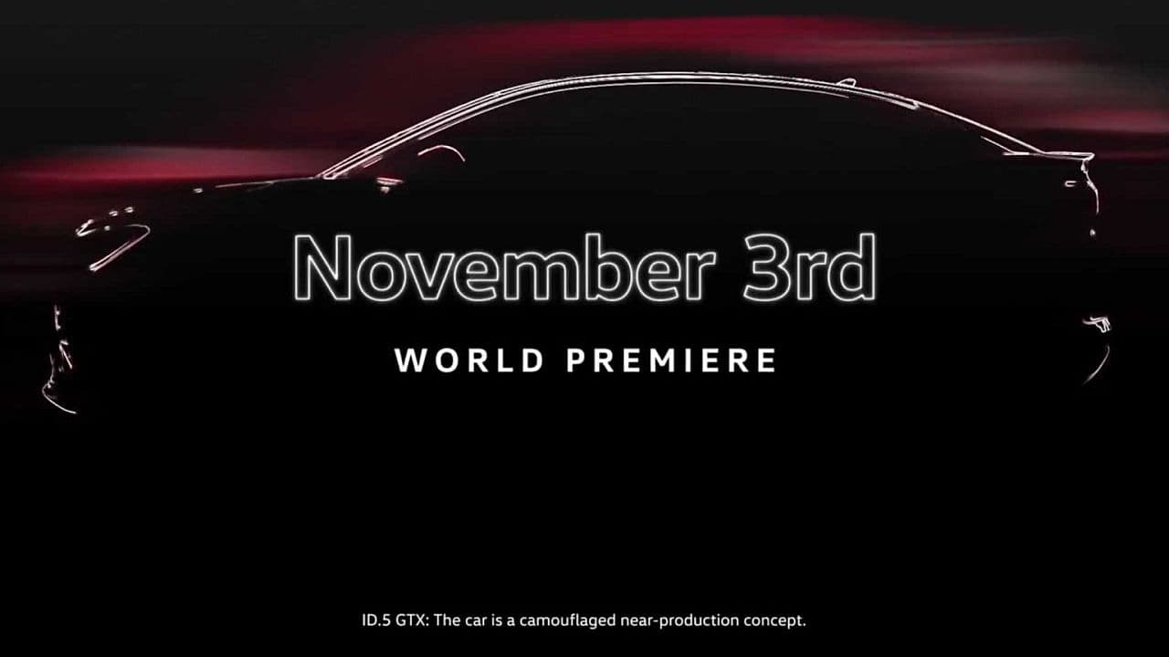 Premiéra VW ID.5 GTX proběhne 3. listopadu