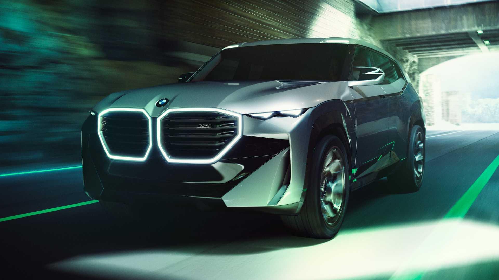 BMW Concept XM je ostrý plug-in hybrid, který má pod kapotou 750 koní