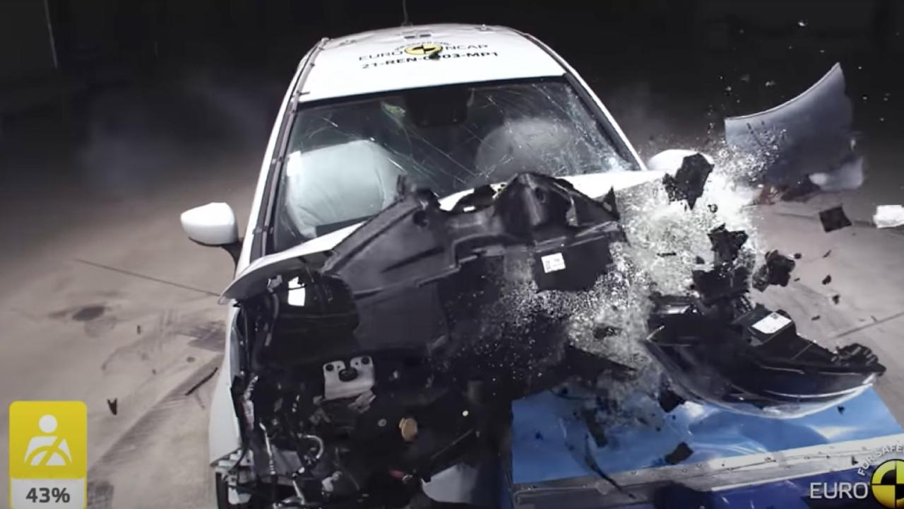 Pojízdná rakev? Elektrický Renault Zoe dopadl v crashtestu přímo děsivě