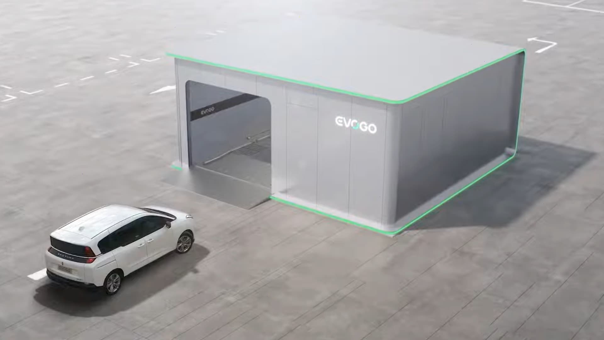 Modulární stanice na výměnu baterií EVOGO