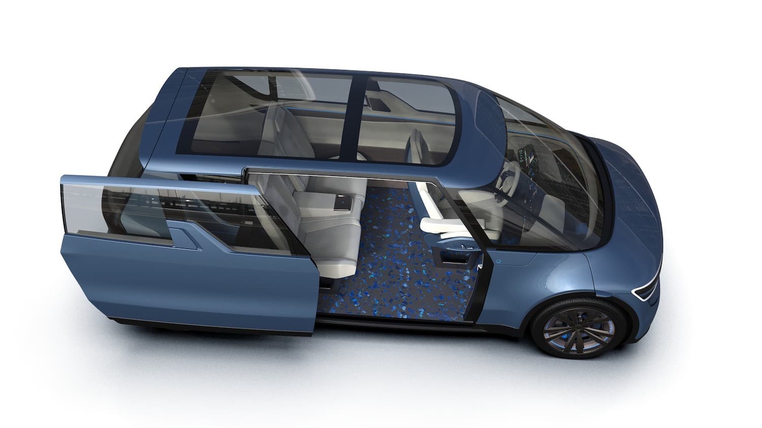 Indigo Flow, interiér