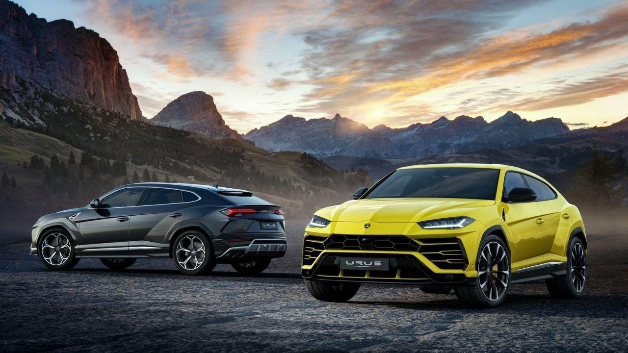 Lamborghini Urus v horách