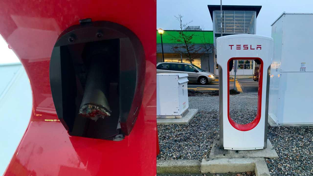 V Číně mají problém s nabíječkami Tesla Supercharger. Vandalové je ničí a kabely prodávají