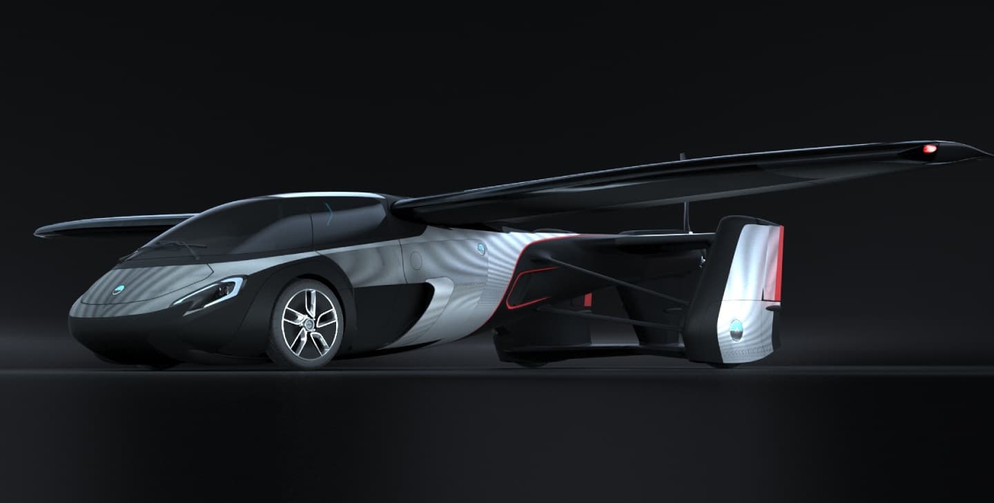 Létající AeroMobil má křídla, která lze zasunout