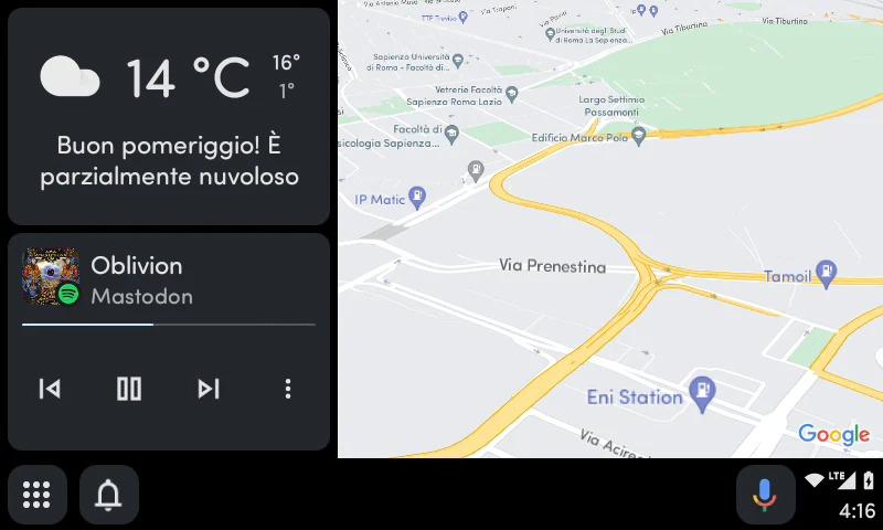 Android Auto redesign beta verze