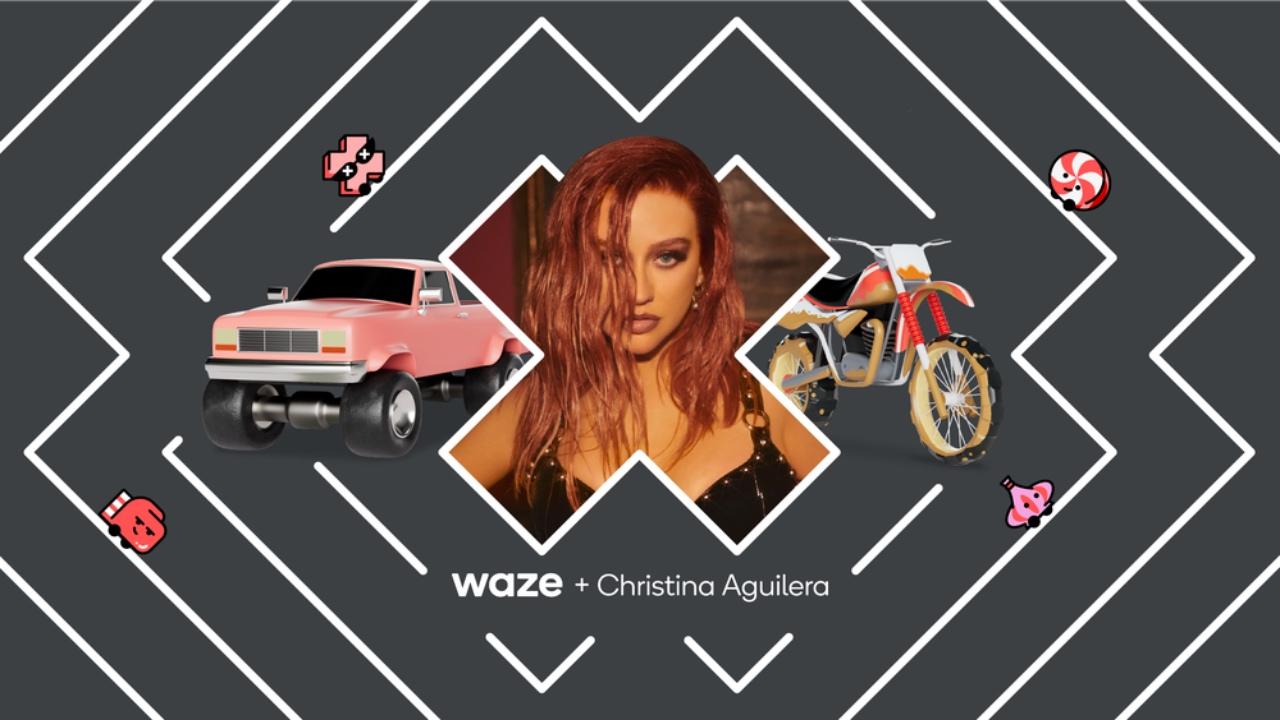 Waze Christina Aguilera