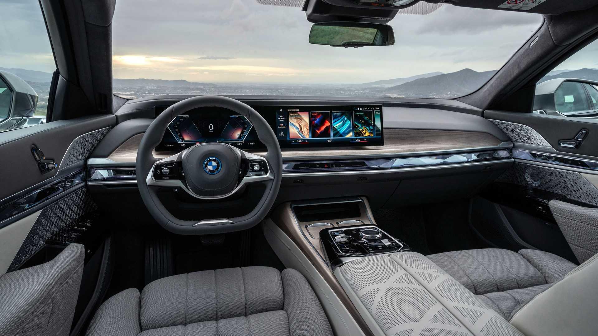 Interiér BMW i7