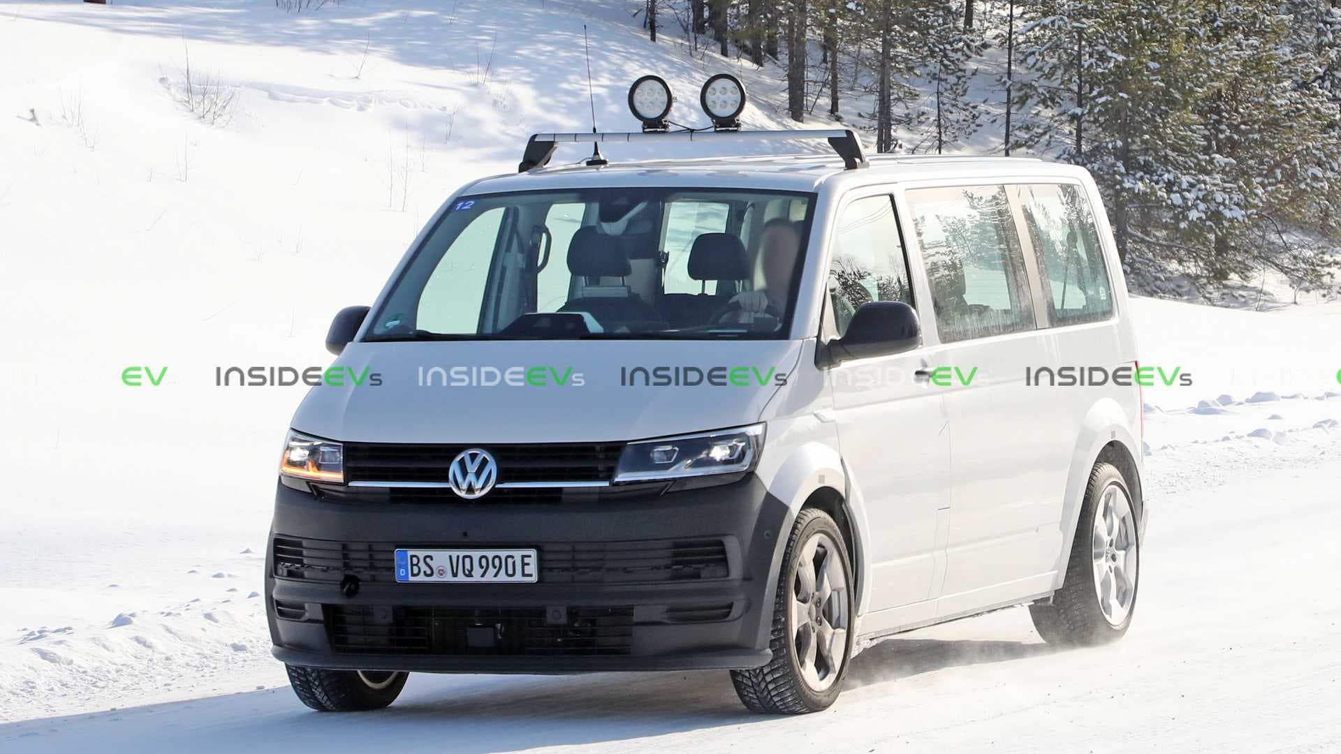 VW ID.Buzz v přestrojení za T6.1