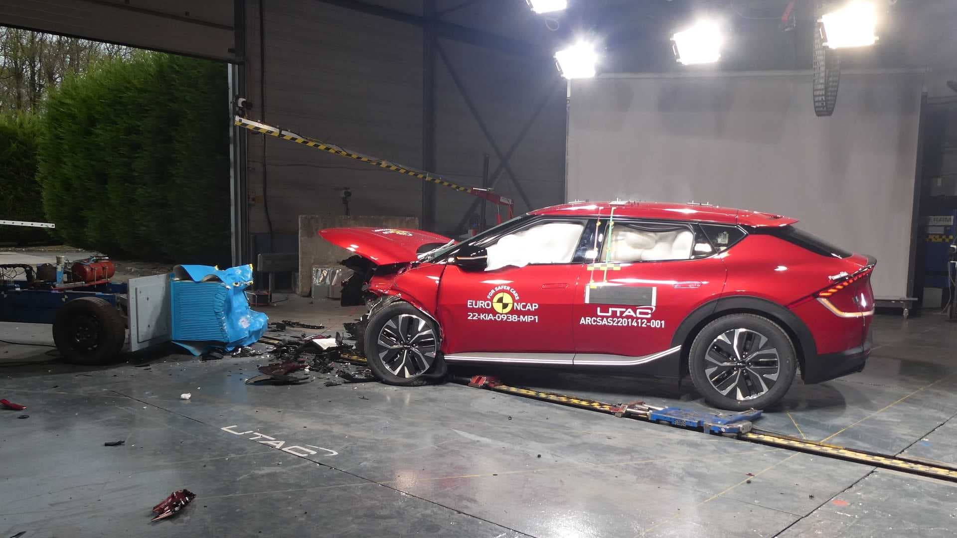 Kia EV6 Euro NCAP crash test