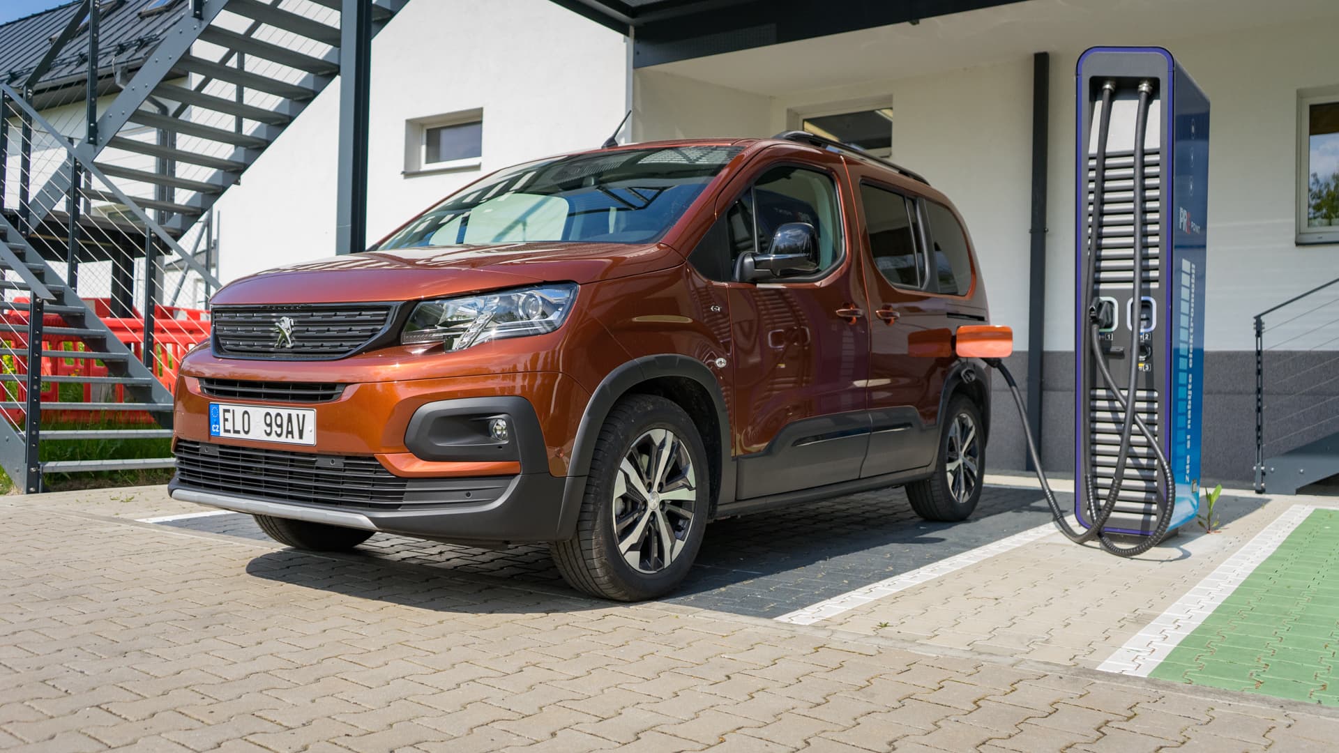 Test nabíjení Peugeotu e-Rifter