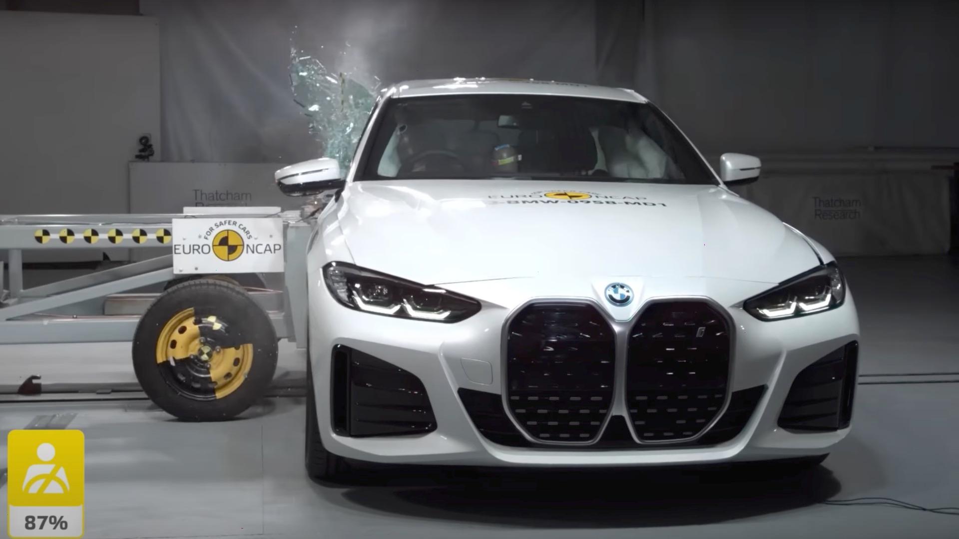 BMW i4 obdrželo jen 4 hvězdičky v crashtestech Euro NCAP. Jak je to možné?