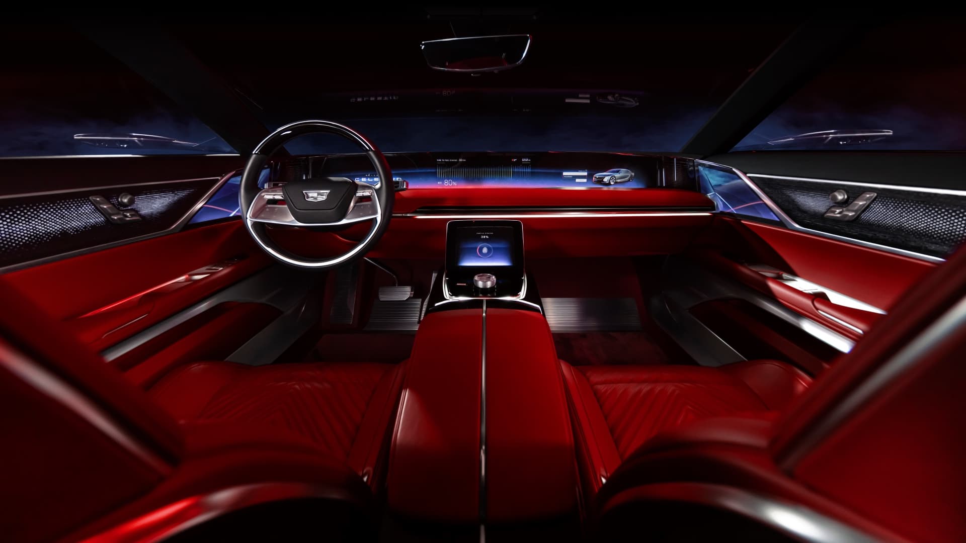 Interiér Cadillac Celestiq