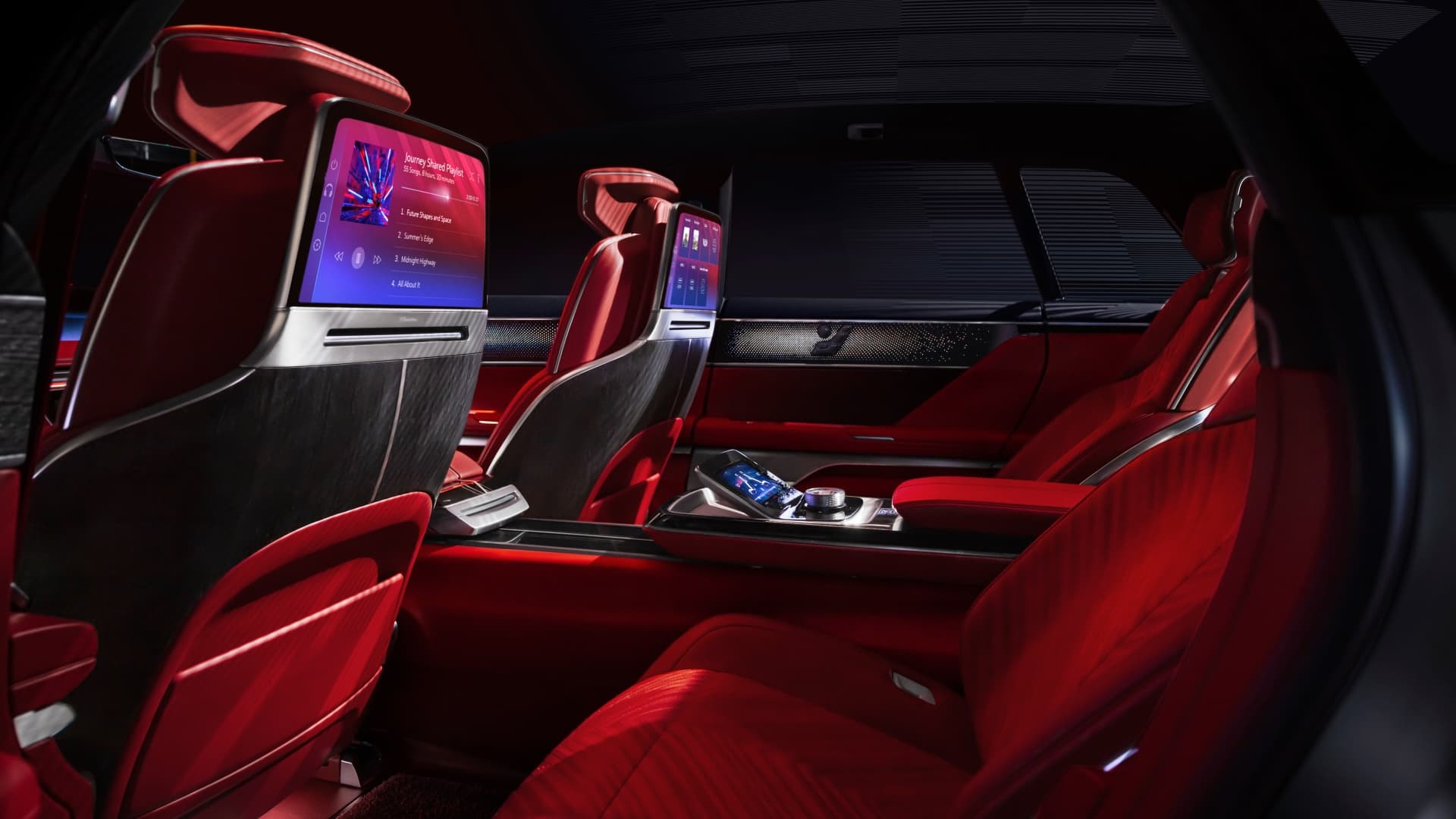 Cadillac Celestiq zadní sedačky