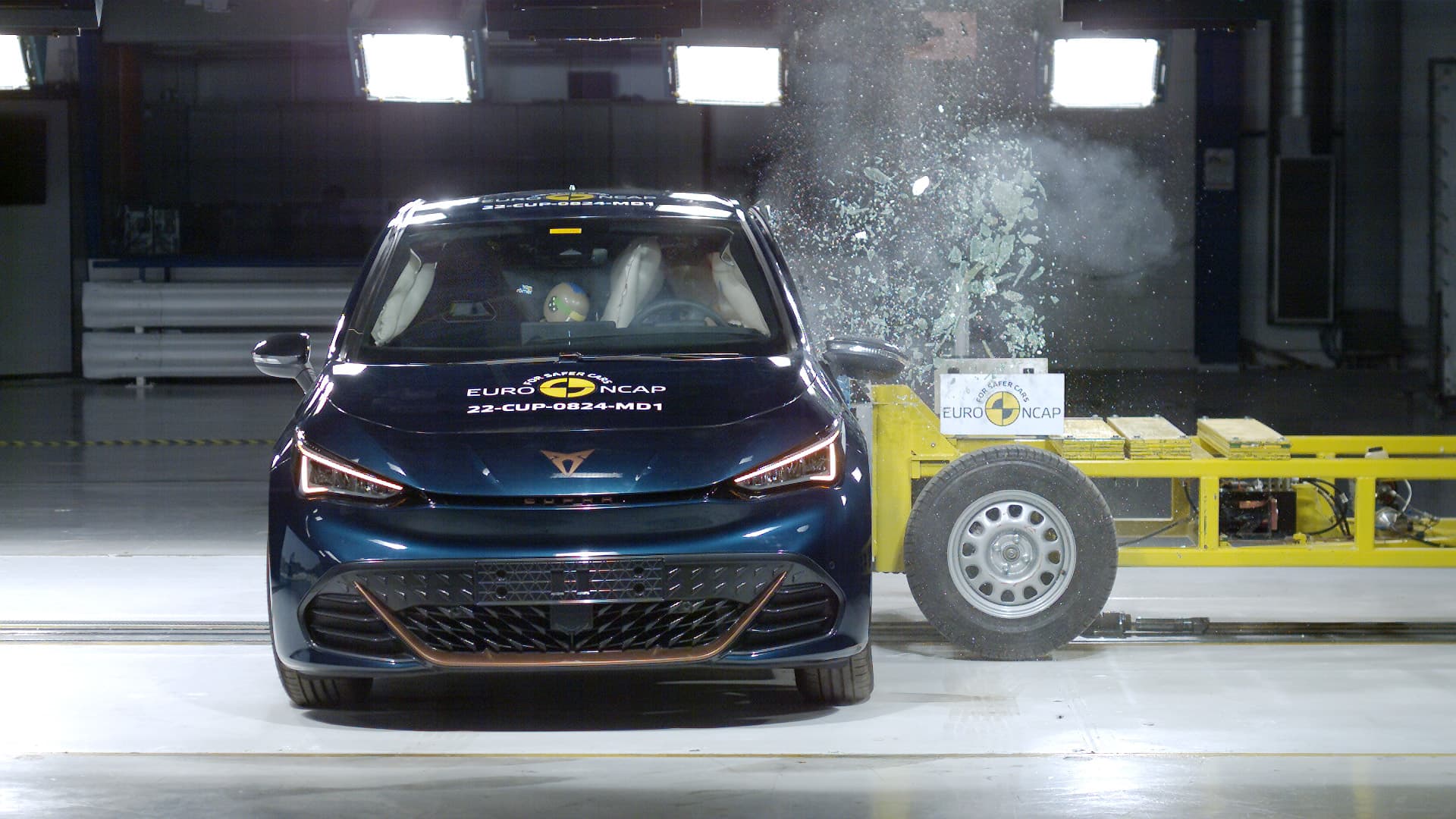 Cupra Born byla podrobena testům Euro NCAP