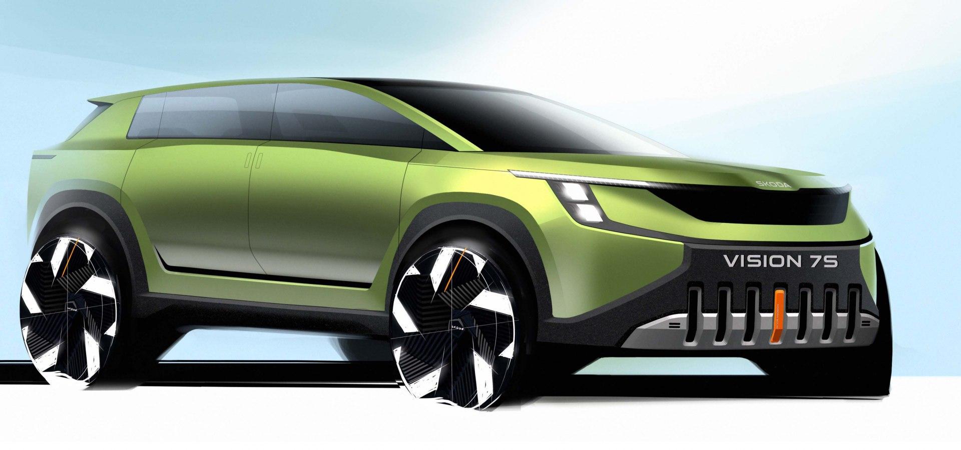 Exteriér studie Škoda Vision 7S