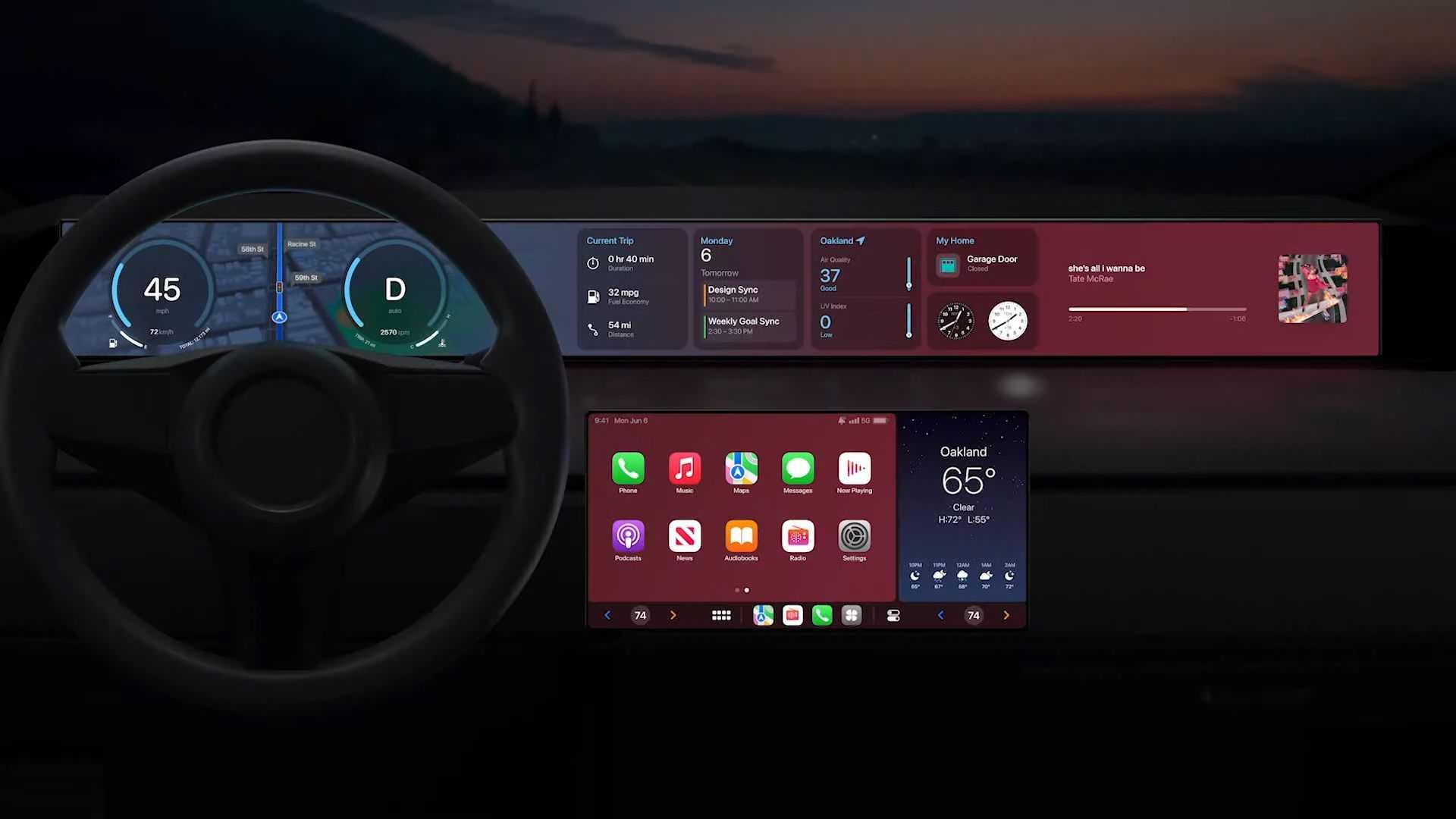 iOS 18 obohatí Apple CarPlay o nové funkce. Ovládání bude mnohem snadnější