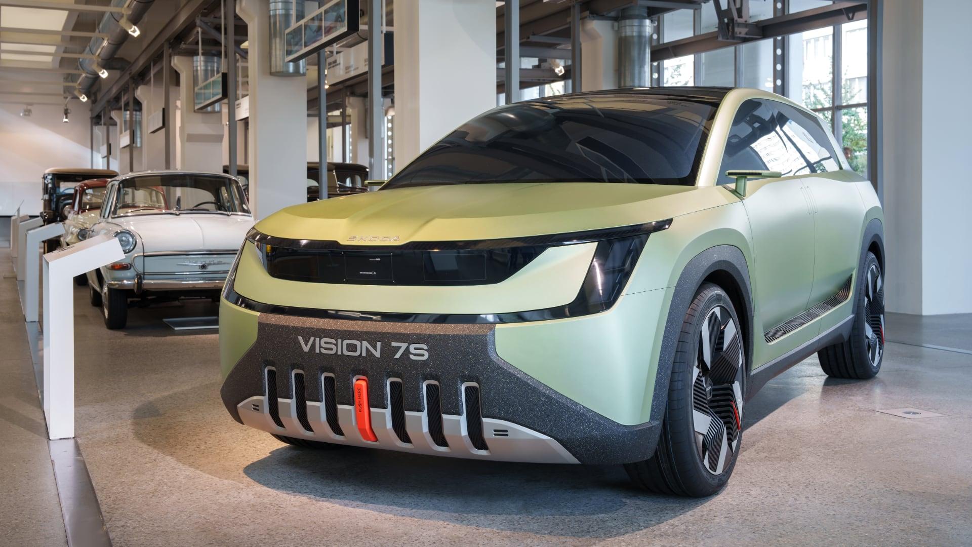 Hvězdou 4. ročníku e-SALON bude elektrické SUV Škoda Vision 7S