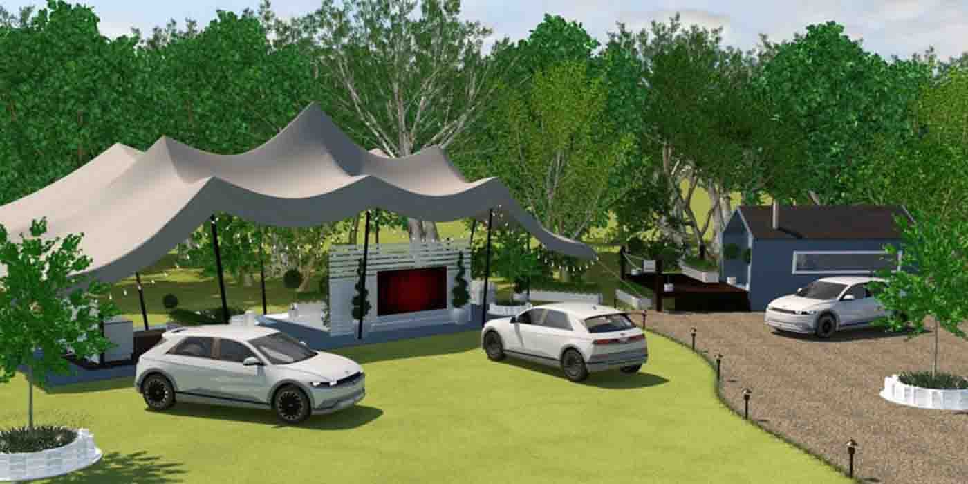 Nezávislý hotelový resort napájený pouze elektromobily